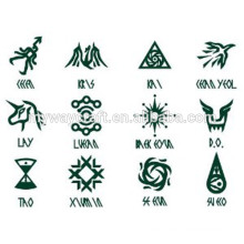 2015 new style water transfer body temporary tattoo sticker